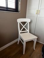 Leuke witte houten stoel, Gebruikt, Ophalen of Verzenden, Wit, Eén