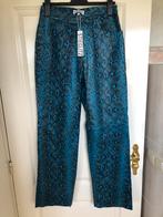 Stieglitz • Isobel Leren broek - maat M, Kleding | Dames, Broeken en Pantalons, Blauw, Nieuw, Lang, Ophalen