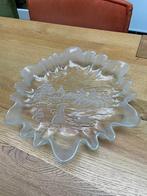 Kerstschaal glas, Ophalen of Verzenden, Zo goed als nieuw