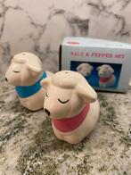 Vintage porseleinen peper- en zoutstelletje schaapjes, Ophalen of Verzenden