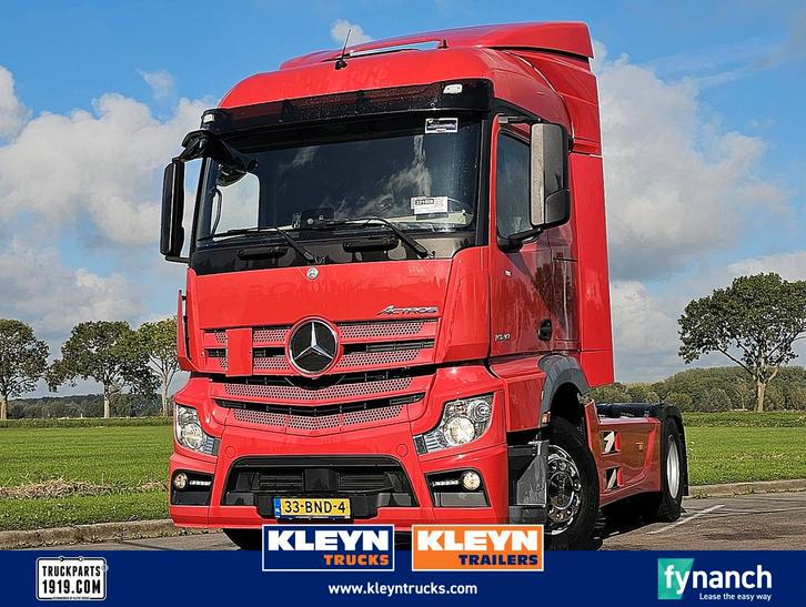 MERCEDES-BENZ ACTROS 1840 skirts nl-truck, Auto's, Vrachtwagens, Bedrijf, Te koop, ABS, Centrale vergrendeling, Cruise Control