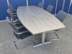 Ahrend / Gispen vergadertafel met nieuw 240x120 blad naar ke, Huis en Inrichting, Bureaus, Ophalen of Verzenden, Zo goed als nieuw