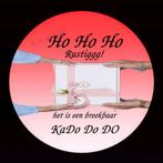 Sticker | ECS 19 | Ho Ho Ho Rustigggg - Kerst, Info@abcwinkel.nl, Nieuw, Ophalen of Verzenden, X