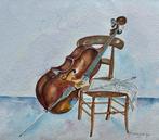 Aquarel Schilderij Ingelijst, Ophalen