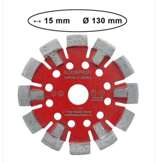 Freesschijf vloerverwarming harde vloeren 15x130, Doe-het-zelf en Verbouw, Gereedschap | Freesmachines, Zo goed als nieuw, Overige soorten