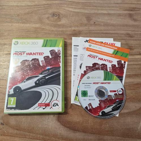 Microsoft Xbox 360 Need for speed most wanted, Spelcomputers en Games, Games | Xbox 360, Zo goed als nieuw, Racen en Vliegen, 1 speler