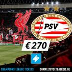 Liverpool – PSV | Champions League Tickets | €250 per stuk, Tickets en Kaartjes, Losse kaart, Drie personen of meer, November