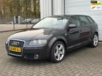 Audi A3 Sportback 2.0 FSI Automaat, Climate, Cruise, Alu Vel, Auto's, Stof, Gebruikt, Zwart, 4 cilinders
