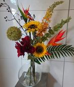 Prachtig boeket met mooie kwaliteit kunstbloemen, Ophalen of Verzenden, Zo goed als nieuw