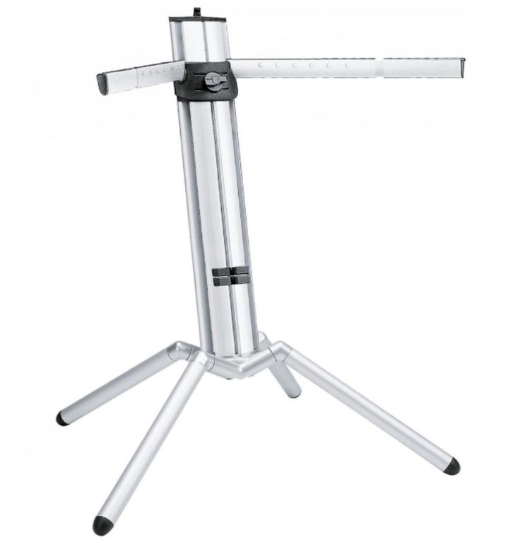 Keyboard standaard K&M Baby Spider Pro zilver, Muziek en Instrumenten, Standaards, Zo goed als nieuw, Instrumentstandaard, Keyboard of Synthesizer