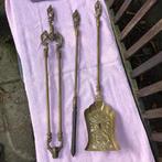 Setje kachel poken koper, Huis en Inrichting, Haarden, Ophalen of Verzenden, Zo goed als nieuw