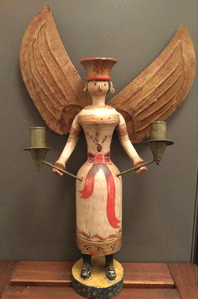 Oude Ertsgebergte Engel Kandelaar lichterengel, Diversen, Kerst, Ophalen of Verzenden