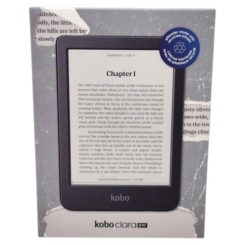 Kobo Clara BW 6-inch 16GB Zwart | Nieuw in seal | Met garant, Computers en Software, E-readers, Zo goed als nieuw