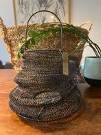 Nieuwe zwarte metalen theelichthouder/mand hengsel van GUSTA, Zwart, Nieuw, Ophalen of Verzenden, Metaal