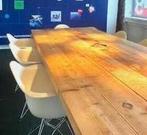 Prachtige tafel van vintage balken, geschikt voor horeca, Ophalen, Nieuw zonder verpakking, Meubilair