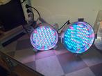 2 x Showtec LED Par 56 Short Polished, Ophalen of Verzenden, Gebruikt, Licht