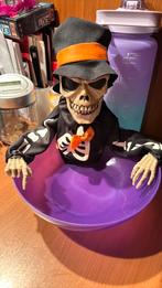 Halloween snoep bak met geluid, Ophalen of Verzenden, Zo goed als nieuw, Halloween of Griezel