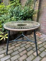 Glazen Tuintafel - 50cm in zeer goede staat, Minder dan 55 cm, Gebruikt, Rond, Glas