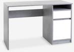 Bureau wit/beton met lade, Ophalen, Zo goed als nieuw, Bureau