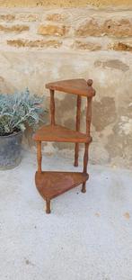 Franse retro eiken plantenetagère 3 treden, Ophalen of Verzenden