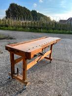 Ulmia massief beukenhouten werkbank / meubelmakerswerkbank, Doe-het-zelf en Verbouw, Werkbanken, Ophalen, Gebruikt, 170 cm of meer