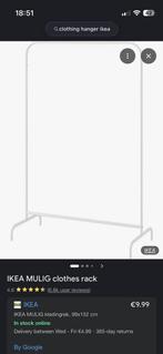 Ikea clothes rack, Kleding | Dames, Kledingrekken, Ophalen, Zo goed als nieuw