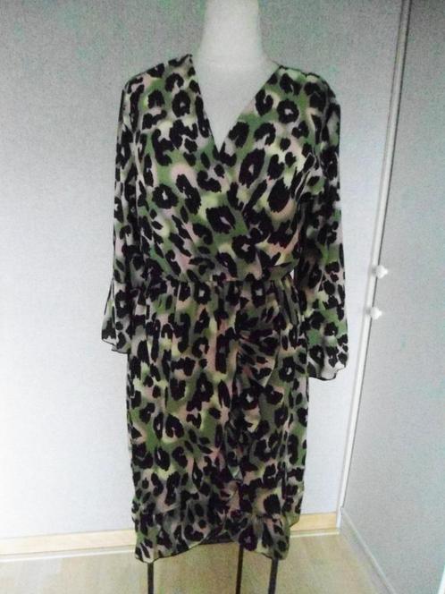 3 zomerse wikkeljurkjes viscose/ polyester maat S, Kleding | Dames, Jurken, Zo goed als nieuw, Maat 36 (S), Overige kleuren, Knielengte