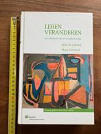 Leren veranderen - Handboek voor de veranderkundige, Boeken, Studieboeken en Cursussen, Ophalen of Verzenden, Alpha, Gelezen, HBO