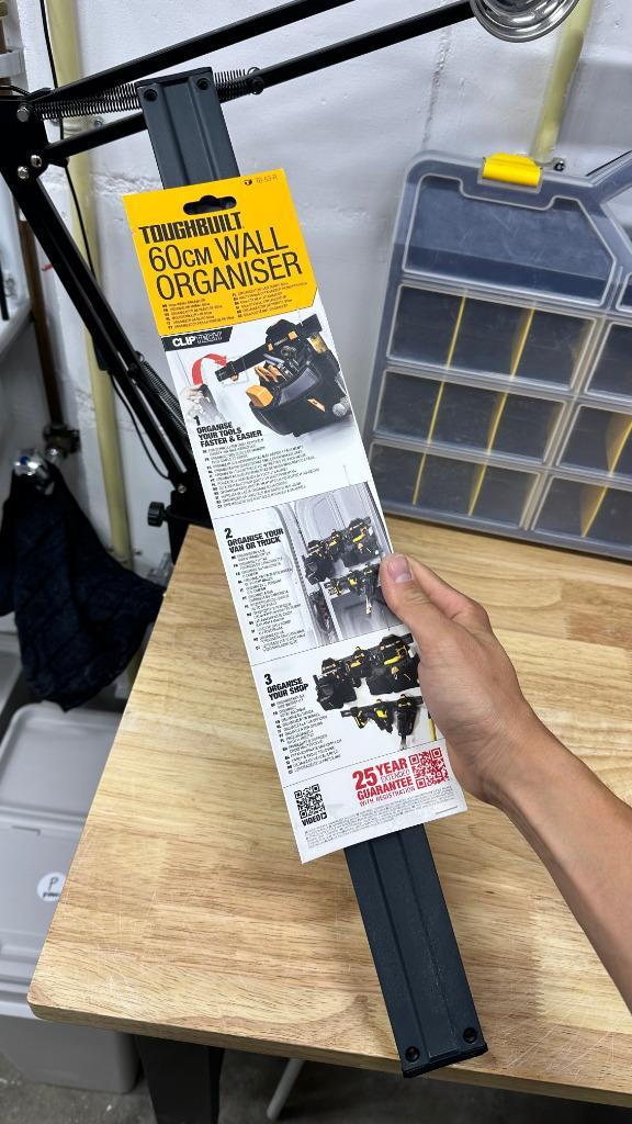 ToughBuilt Wall Organiser, NIEUW, Doe-het-zelf en Verbouw, Gereedschap | Handgereedschap, Nieuw, Ophalen of Verzenden