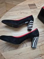 Colori Pumps Maat 40 Zwart Rood Zebra Hak, Pumps, Zwart, Coloni, Ophalen of Verzenden