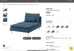SÖDERHAMN Chaise longue, Tallmyra blauw(groener dan op foto), Huis en Inrichting, Ophalen, Eenpersoons, Zo goed als nieuw, Minder dan 150 cm