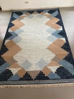 Nieuw handgweven groot wollen vloerkleed röllakan Vesterekki, Beige, Geen, Geen, Scandinavisch