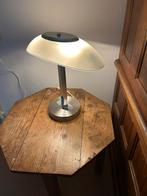 Postmoderne Tafellamp | Melkglas en RVS, Ophalen, Postmodern Chique, Glas, Zo goed als nieuw
