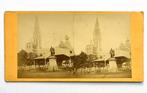 Vroege Stereofoto Antwerpen Groenplaats Rubens, Ophalen of Verzenden, Voor 1940, Gebruikt
