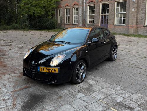 Alfa Romeo MiTo 1.4 16V 2009 Zwart, Auto's, Alfa Romeo, Particulier, MiTo, ABS, Airbags, Airconditioning, Alarm, Android Auto