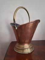 geel en rood koper Planten pot ? Met hengsel, Antiek en Kunst, Ophalen of Verzenden