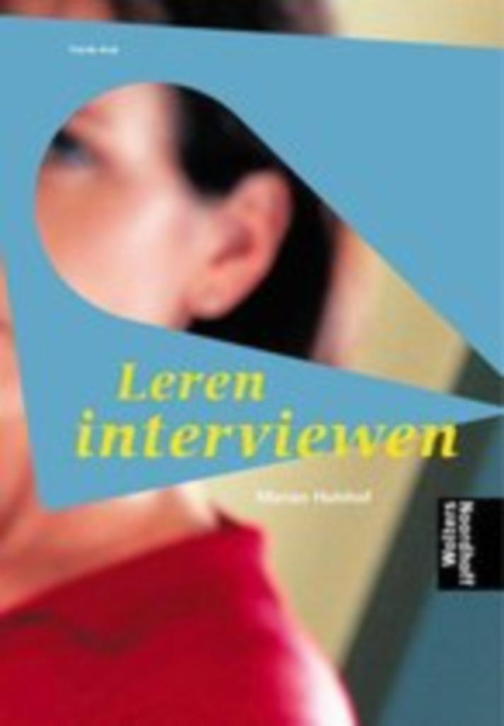 Leren interviewen, Boeken, Studieboeken en Cursussen, Zo goed als nieuw, HBO, Beta, Ophalen