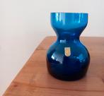 Blauw glazen bollenvaasje Rimac Baarn, Blauw, Ophalen of Verzenden, Minder dan 50 cm, Glas