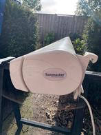 Sunmaster Somfy elektrisch zonnescherm 550 cm, Ophalen, 450 cm of meer, Elektrisch, Zo goed als nieuw