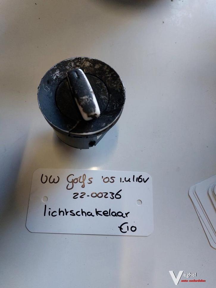 VW Golf 5 1.4/16v lichtschakelaar '05, Auto-onderdelen, Dashboard en Schakelaars, Gebruikt, Ophalen of Verzenden