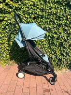 Babyzen Yoyo2 buggy – zwart frame, aqua bekleding, Kinderen en Baby's, Buggy's, Ophalen, Gebruikt, Overige merken, Verstelbare rugleuning
