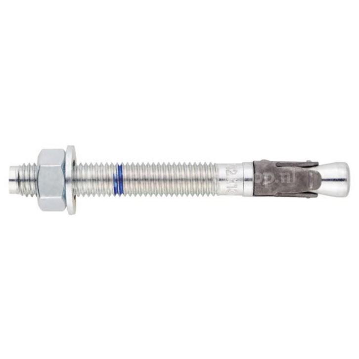 INDEX Ankerbout / Doorsteekanker, M12x110, Ø12, verzinkt, Doe-het-zelf en Verbouw, IJzerwaren en Bevestigingsmiddelen, Nieuw, Bouten of Moeren