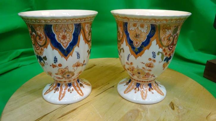 2 vaasjes - De Porceleyne fles Royal Delft Pijnacker, Antiek en Kunst, Antiek | Vazen, Ophalen of Verzenden