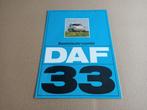 Folder: DAF 33 Bestelauto (1972), Boeken, Auto's | Folders en Tijdschriften, Verzenden