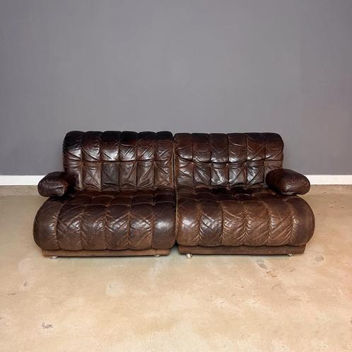 Modulaire 2seat sofa in patchwork, Huis en Inrichting, Banken | Sofa's en Chaises Longues, Ophalen of Verzenden