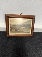 Oude prent van F.C. Turner in houten lijst, Antiek en Kunst, Kunst | Schilderijen | Klassiek, Ophalen of Verzenden