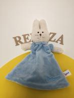 2624 babico knuffellap lap konijn blauw 2x, Kinderen en Baby's, Speelgoed | Knuffels en Pluche, Ophalen of Verzenden, Zo goed als nieuw