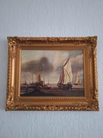 Prachtig olieverf schilderij L.Simonis, Ophalen of Verzenden