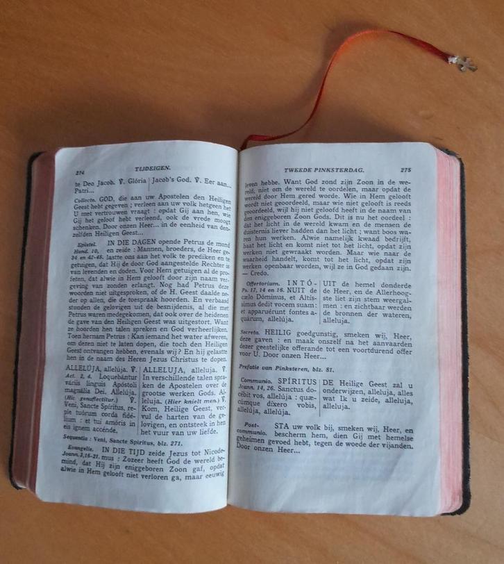Latijns / Nederlandse Zondagsmisboek 1941, Verzamelen, Religie, Gebruikt, Christendom | Katholiek, Boek, Ophalen of Verzenden