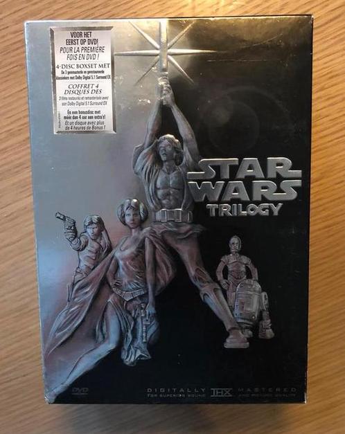Star Wars Trilogy + bonus disc, Cd's en Dvd's, Dvd's | Klassiekers, Zo goed als nieuw, Science Fiction en Fantasy, 1980 tot heden